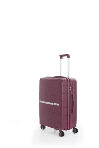 Mçs Polipropilen Valiz 65 CM OLM366 Mürdüm