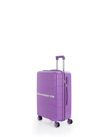 Mçs Polipropilen Valiz 65 CM OLM366 Mor