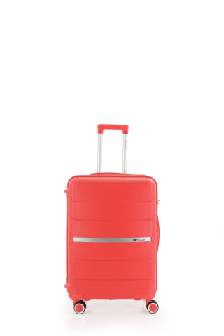 Mçs Polipropilen Valiz 65 CM OLM366 Mercan