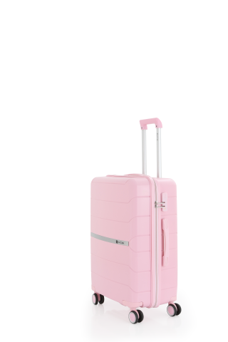 Mçs Polipropilen Valiz 65 CM OLM366 Pudra