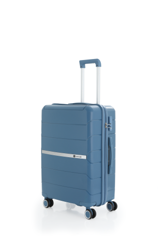 Mçs Polipropilen Valiz 65 CM OLM366 Sky Blue