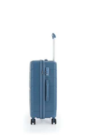 Mçs Polipropilen Valiz 65 CM OLM366 Sky Blue