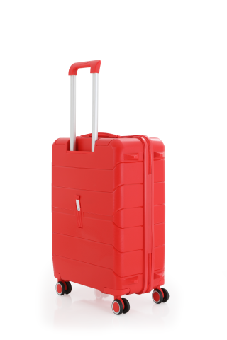 Mçs Polipropilen Valiz 65 CM OLM366 Kırmızı