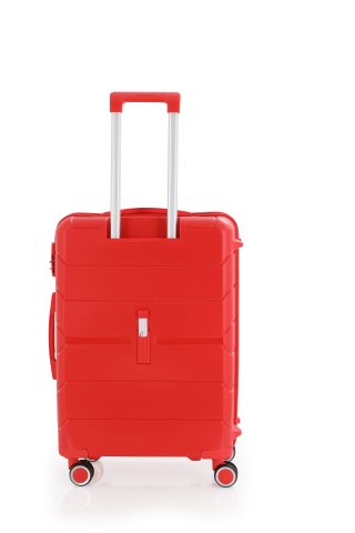 Mçs Polipropilen Valiz 65 CM OLM366 Kırmızı