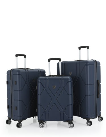 Mçs Üçlü Polipropilen Valiz Seti OLM375 Lacivert
