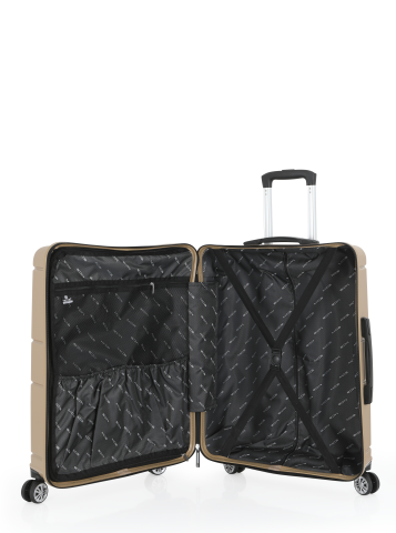 Mçs Üçlü Polipropilen Valiz Seti OLM375 Şampanya