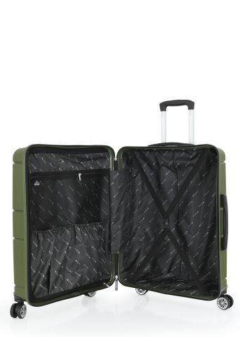 Mçs Üçlü Polipropilen Valiz Seti OLM375 Haki