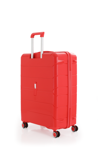 Mçs Polipropilen Valiz 75 CM OLM366 Kırmızı