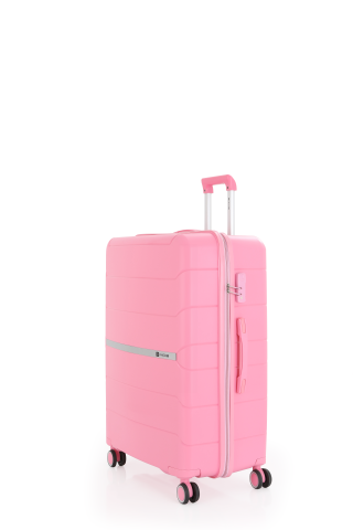 Mçs Polipropilen Valiz 75 CM OLM366 Pembe