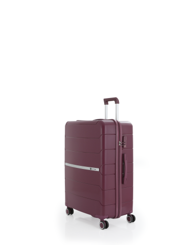 Mçs Polipropilen Valiz 75 CM OLM366 Mürdüm