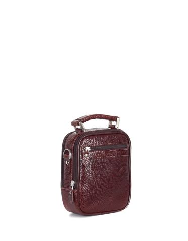 Deri Portföy Çantası OLM342 Kahverengi - Parlak