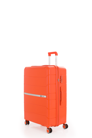 Mçs Polipropilen Valiz 75 CM OLM366 Portakal
