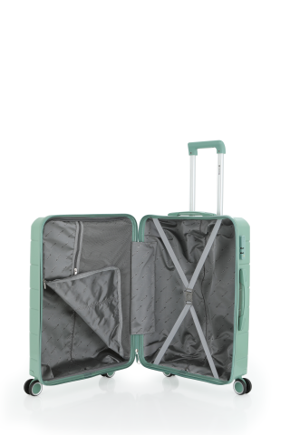 Mçs Polipropilen Valiz 75 CM OLM366 Su Yeşili