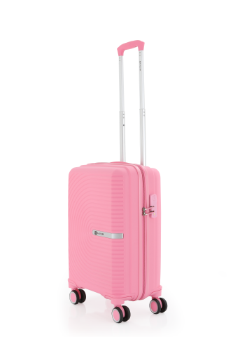 Mçs Polipropilen Valiz 55 CM OLM374 Pembe