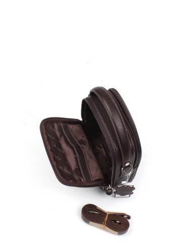 El ve Omuz Çantası OLM347 Acı kahve - Flotter Deri