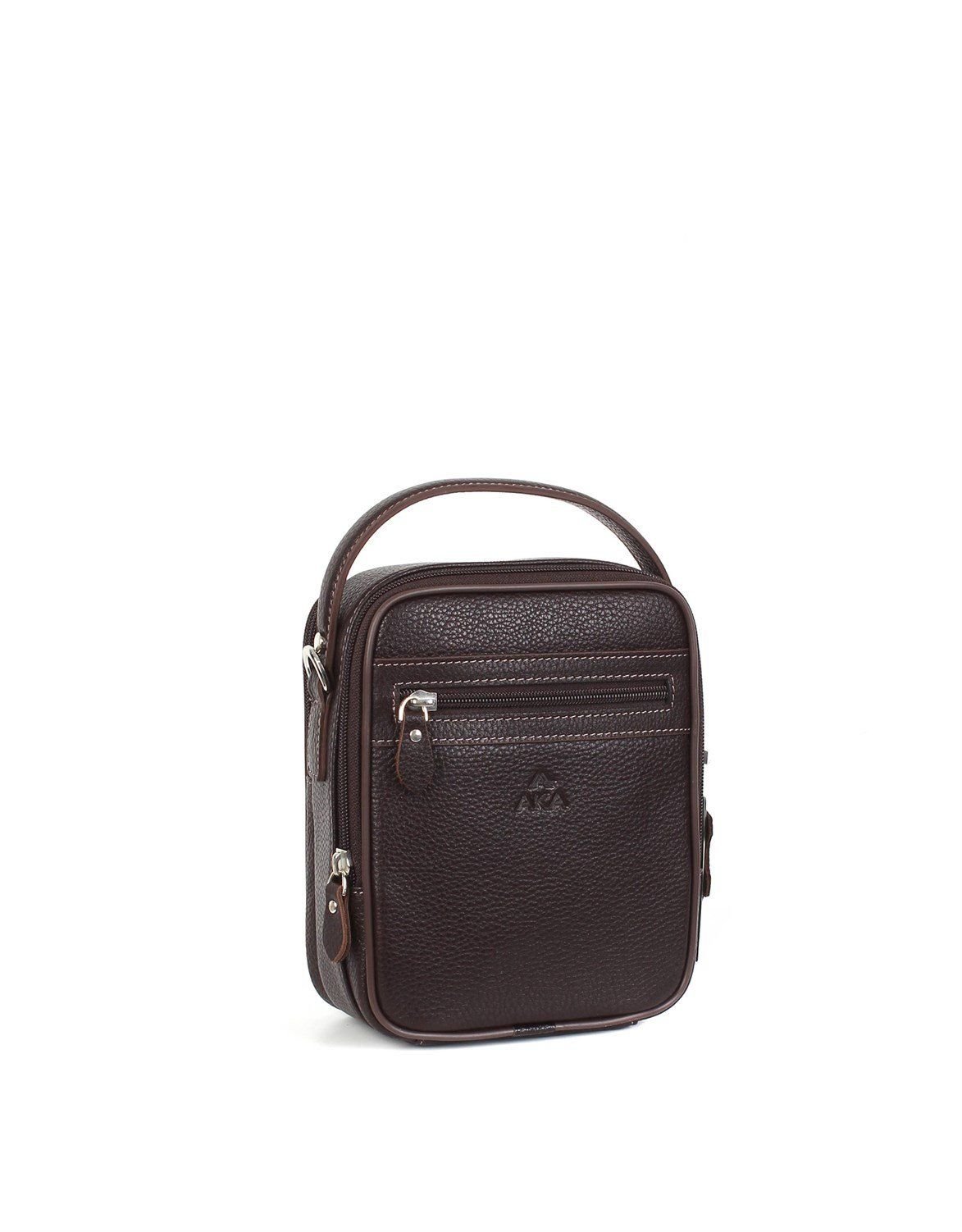 El ve Omuz Çantası OLM347 Acı kahve - Flotter Deri