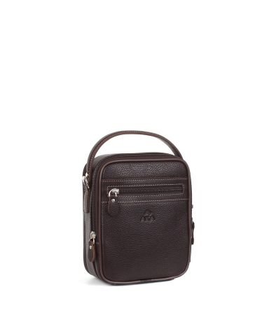 El ve Omuz Çantası OLM347 Acı kahve - Flotter Deri