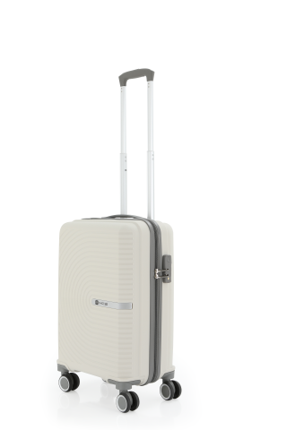 Mçs Polipropilen Valiz 55 CM OLM374 Kemik-Gri