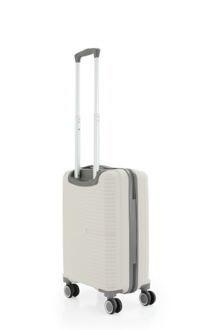 Mçs Polipropilen Valiz 55 CM OLM374 Kemik-Gri