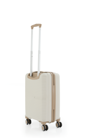 Mçs Polipropilen Valiz 55 CM OLM374 Kemik-Şampanya