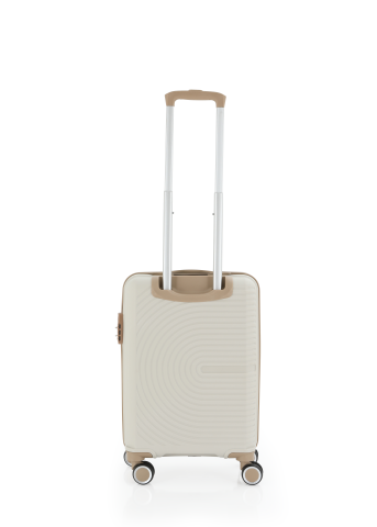 Mçs Polipropilen Valiz 55 CM OLM374 Kemik-Şampanya