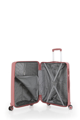 Mçs Polipropilen Valiz 55 CM OLM374 Koyu Pudra